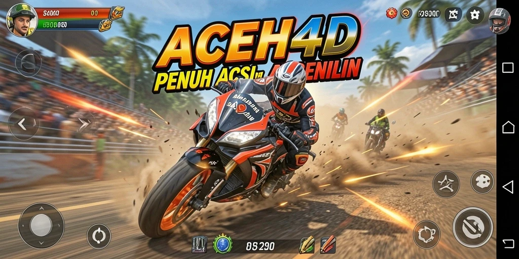 Gameplay seru balapan motor di ACEH4D