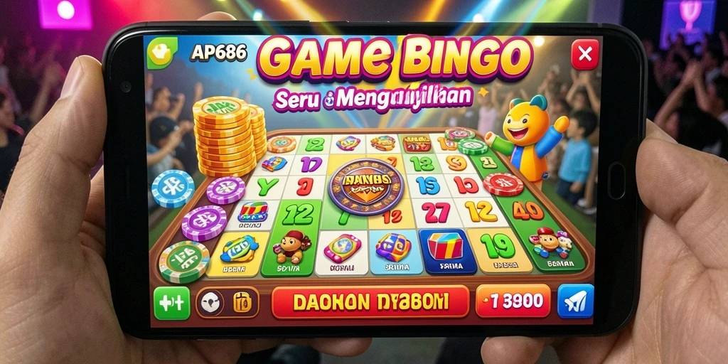 Screenshot gameplay Bingo yang menarik dan seru.
