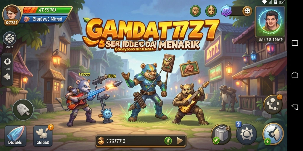 Tampilan gameplay AT777 yang menarik dan penuh warna.