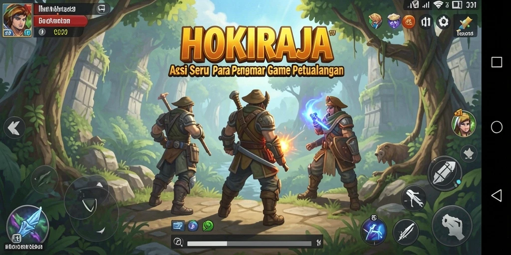 Gameplay menegangkan dalam HOKIRAJA yang penuh aksi.