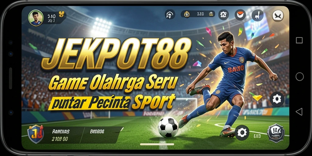 Gameplay seru JEKPOT88 yang menampilkan pertandingan olahraga intens.