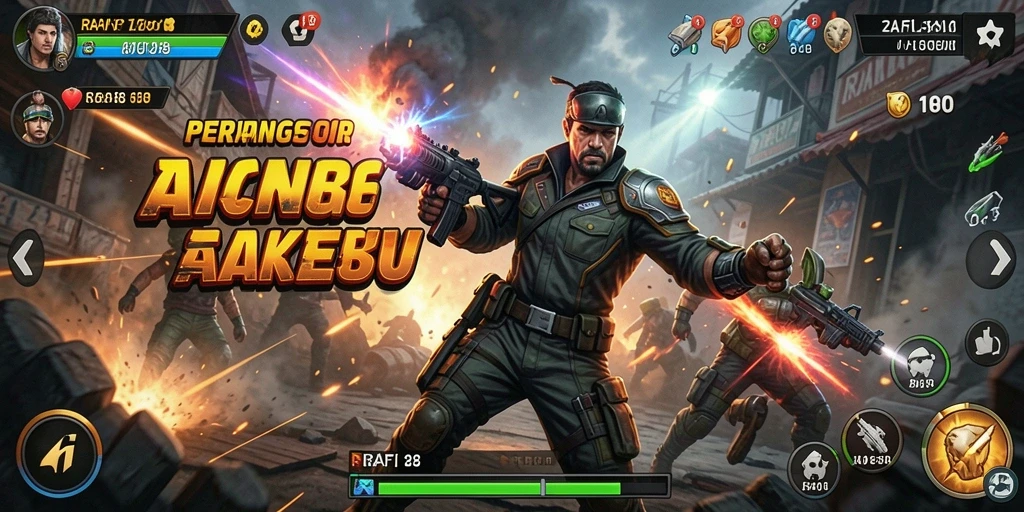Gameplay seru RAFI88 menampilkan aksi pertempuran intens dan karakter yang menarik.